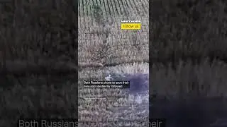 Two Russian Soldiers Surrendered to Ukrainian Drones 