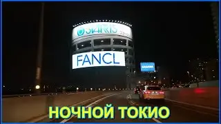 ЕДЕМ НА МАШИНЕ СКВОЗЬ НОЧНОЙ ТОКИО