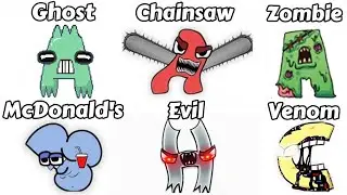 Alphabet Lore But Everyone ALL Different Versions