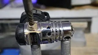 Scubapro 1st stage with broken hose end