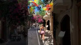 Streets of Rethymno 🫶🏼 #rethymno #crete #creteisland #greece #oldtown #travel #greekislands #city