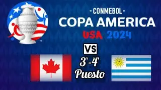 Emulador ( PSP) Pes 2024 Copa América Por El Tercer Puesto / Canadá 🆚 Uruguay / Emulacion