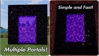 How to Link Nether Portals 1.19 - Minecraft Bedrock/Java
