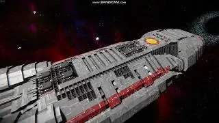 Space Engineers Battlestar Galactica FTL jump
