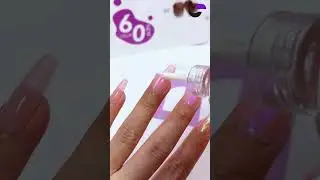 Magic liquid chrome powder😍 Light colors, full of spring vibes!#gelxnails #nailart #nails #nailtips