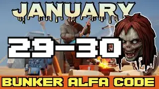 Bunker Alfa code Today JANUARY  29 - 30  2023 LDOE