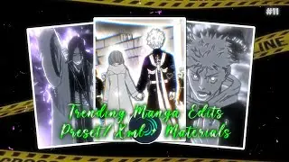 3 Instagram/Tiktok Manga Edit Preset/XML+Materials | Alightmotion | Loony #edit #alightmotionpreset