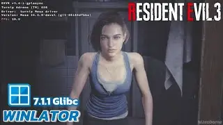 Winlator (Glibc) Afei - Gameplay Resident Evil 3 Remake - Windows