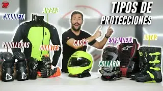 Types of MOTORCYCLE PROTECTION: Which one protects the most? 🚨