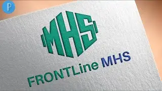 Text Logo design | MHS Logo Mockup | How to make Logo on Pixellab | Pixellab Logo edit | Miramid