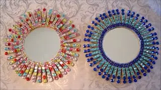 DIY Starburst Mirror | Room Decor | Gift Ideas | Easy Crafts For Kids