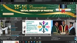 Virtual University (VU) Official Website | Admitted Students