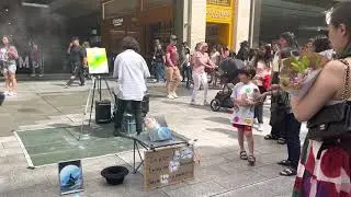 Amazing Spray Painter Artist | Very Fast Speed Painting | Adelaide Fringe 2023
