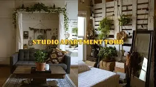 STUDIO APARTMENT TOUR 🏡 (living in 500 sq ft in california)