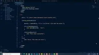 PHP MySQL File Handling