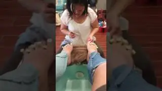 Male Pedicure With Color