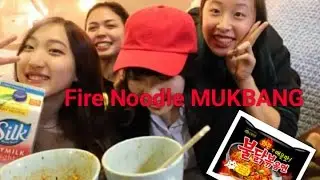 FIRE NOODLES 불닭볶음면 MUKBANG | ucla mukbang club