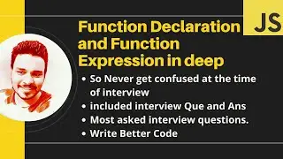 JavaScript Function Expression vs Declaration (Hindi)