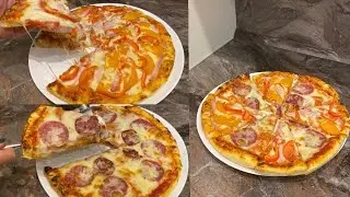 Домашняя пицца/Homemade pizza/Легко и вкусно/Рецепт от Лусине/