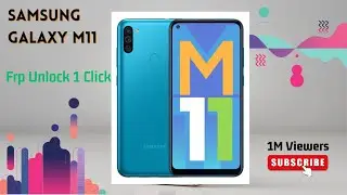Samsung Galaxy M11 M115F Frp Unlock || Samsung M11 Frp Unlocktool 1 Click