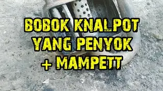 bobok knalpot Vespa yang mampet dan penyok ❗❗