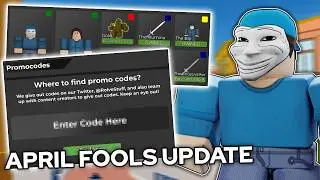 APRIL FOOLS UPDATE 2025 | NEW CODE, NEW SHOP... (Roblox Arsenal)