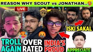 CLUTCHGOD at Godlike bootcamp 😱 Jonathan crazy fan moment 🥵 omega on Sid why scout and Jonathan best