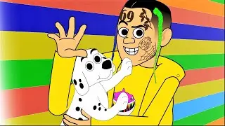 6IX9INE- GOOBA (Cartoon Parody)