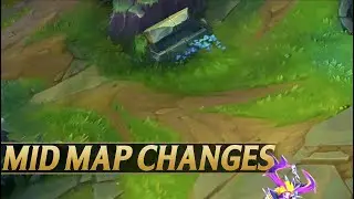 NEW MID LANE MAP CHANGES - Summoner's Rift Rework 2024 - League of Legends