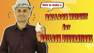 How To Make a Balloon Water Weight for Balloon Decorations (2 ways)