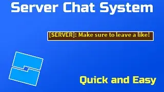 How to Make a Server Message System in Roblox Studio