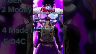 Мой топ звуков в Джо Джо #jojo #рекомендации #джотаро #аниме #топ