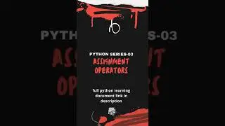 Assignment operators in python| python for beginners| python full course-03|
