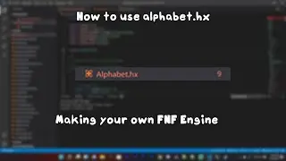 How to make a FNF Engine #1 | Using Alphabet.hx