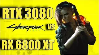 Cyberpunk 2077 RTX 3080 OC vs RX 6800 XT OC & Ryzen 5 5600X | 1440p Maxed out | FRAME-RATE TEST