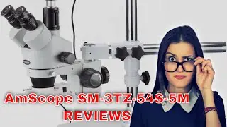 AmScope SM-3TZ-54S-5M Digital Professional Trinocular Stereo Zoom Microscope REVIEWS