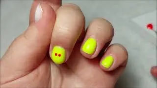 неоновые ногти