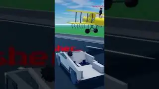 I Crashed Elon Musk CYBERTRUCK! #roblox #robloxshorts #shorts