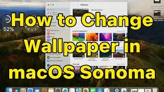 How to Change the Lock Screen Wallpaper on macOS Sonoma | How to Change MacBook Wallpaper.