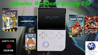 Anbernic RG 40xxV playing PSP #retrogaming #anbernic #psp  #rg40xxv