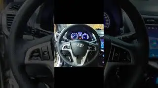 невероятно легкий руль на Hyundai solaris 1
