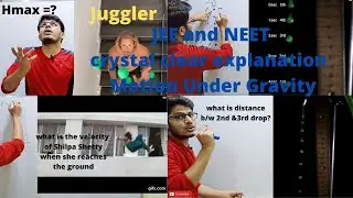 Lecture(7) | Motion Under Gravity with video demonstrations, NEET and JEE level problems |NEET/JEE