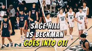 5 ⭐ Carter Bryant and Sage Hill Goes To OVERTIME vs Beckman!!