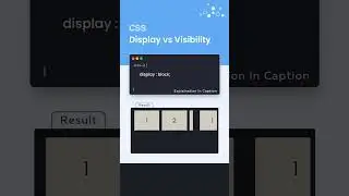 Display Vs Visibility
