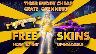 Unlock FREE Upgradable Skins (No UC Needed) | HOLA BUDDY Cheap Crate  Opening #pubgmobile #beta