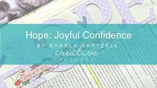 HOPE: Joyful Confidence | Bible Journaling with Sharla