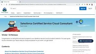 Salesforce Service Cloud Consultant Exam Guide