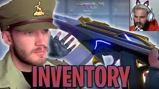Rating PewDiePie's Valorant Inventory