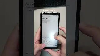 Boox Palma Typing Experience with Obsidian