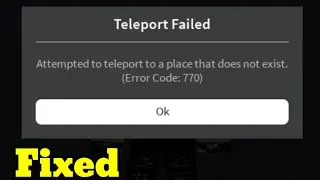 Roblox-Teleport Failed - Attempted To Teleport To a Place That is Restricted Error Code 773- Android